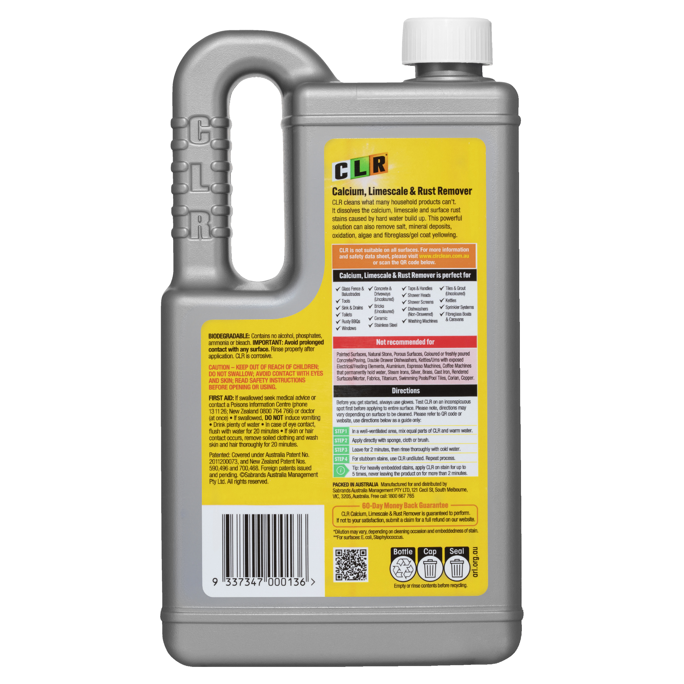 CLR Calcium Limescale & Rust Remover - 1L - Image 2