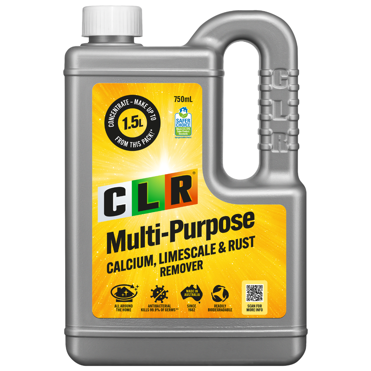 CLR Calcium Limescale Rust Remover 750ml Jerry Can