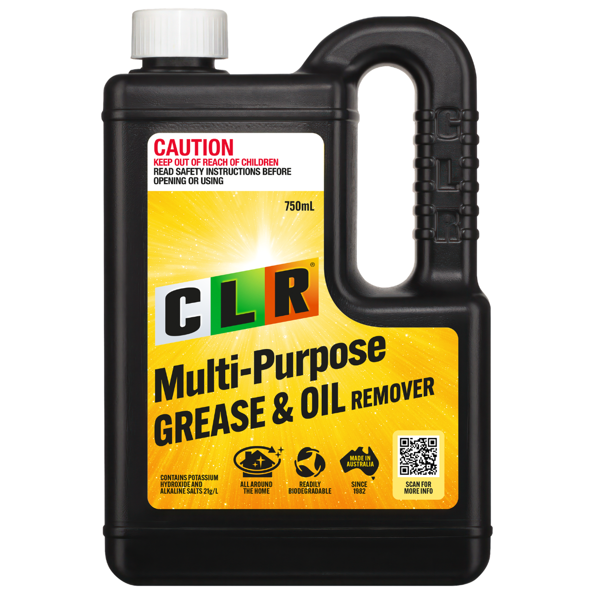 CLR Multipurpose Grease & Oil Remover 750ml Jerry Can